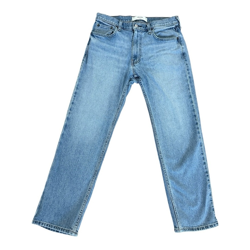 Hollister Straight Leg Jeans Light Wash Y2K Denim W32 L30 Size 12